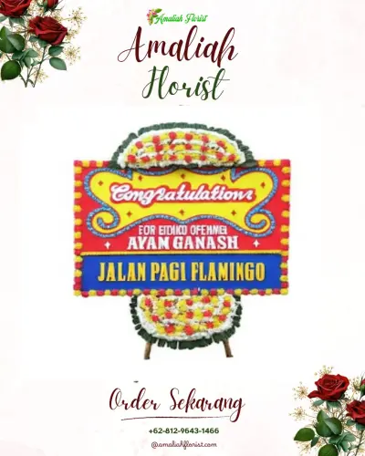 Bunga Papan Congratulation di Citarum